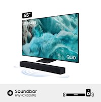 TV Samsung 65" QLED Vision AI Smart TV Q7F (2025) + Soundbar C400